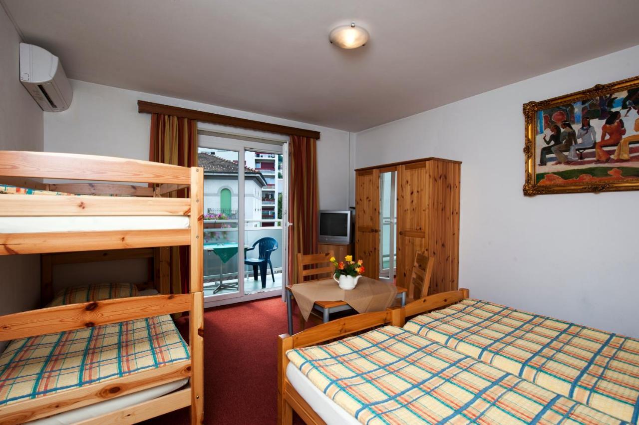 Hotel Dischma - Free Bus And Train Ticket 파라디소 객실 사진